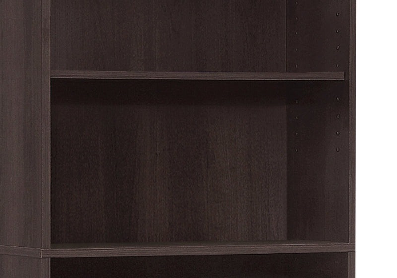 Slade 24.75\" 5-Shelf Bookcase - Espresso
