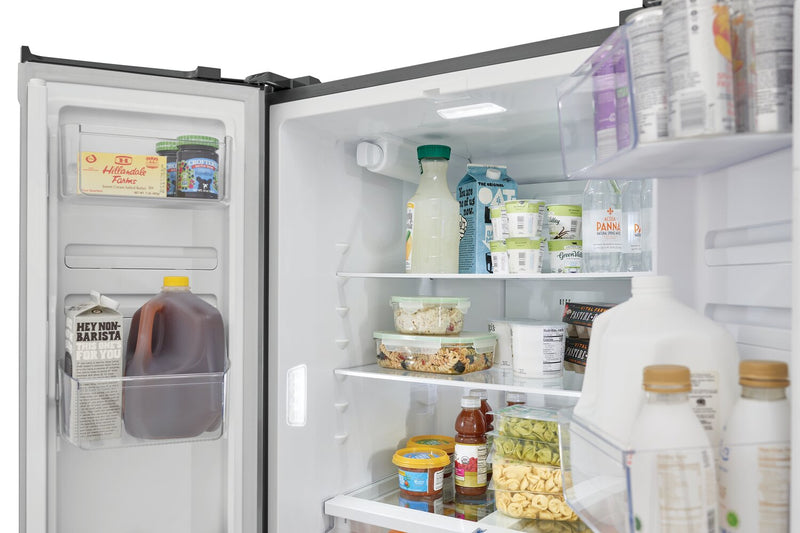 Frigidaire 31.3\" 17.6 Cu. Ft. Counter-Depth French-Door Refrigerator - Brushed Steel - FRFG1723AV