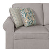 Scott Living Haven 2-Piece Right-Facing Chenille Fabric Sleeper Sectional with Storage Chaise - Grey | Sofa-lit sectionnel de droite Haven de Scott Living 2 pièces en tissu de chenille avec fauteuil long de rangement - gris