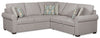Scott Living Haven 2-Piece Right-Facing Chenille Fabric Sleeper Sectional - Grey | Sofa-lit sectionnel de droite Haven de Scott Living 2 pièces en tissu de chenille - gris