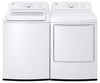 LG 4.8 Cu. Ft. Top-Load Washer with 4-Way Agitator and 7.3 Cu. Ft. Electric Dryer | Laveuse à chargement par le haut de 4,8 pi³ avec agitateur à 4 directions et sécheuse électrique de 7,3 pi³ de LG | LGTL6105
