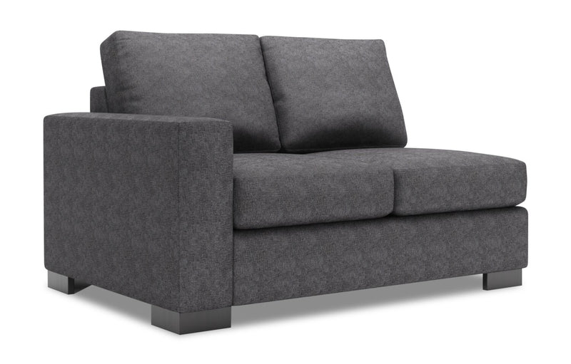 Sofa Lab Track LAF Loveseat - Luxury Charcoal
