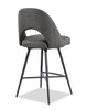 Elijah Swivel Counter-Height Stool - Grey 