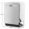 Whirlpool Top Control Dishwasher with Third Rack - WDP730HAMZ 