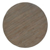 Tinley Park 40" Traditional Round Coffee Table - Grey-Brown Pine with Scroll Design Base|Table à café ronde traditionnelle Tinley Park de 40 po - pin gris-brun avec base à volutes