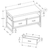 Corban 48" TV Stand - Grey 