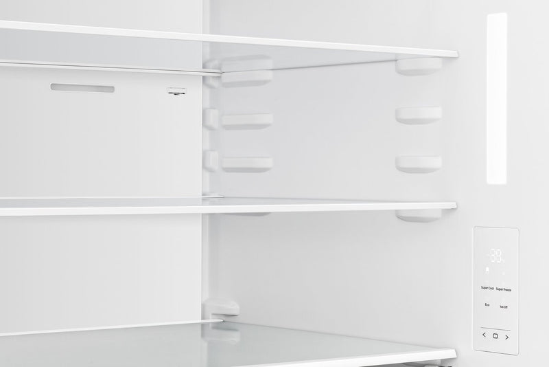 Hisense 31.3\" 22.3 Cu. Ft. Bottom-Mount Refrigerator - Stainless Steel - RB22A2FSE