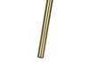 63" Gold Metal Tripod Floor Lamp|Lampe à pied de type trépied de 63 po en métal doré