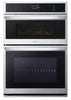 LG 30" 6.4 Cu. Ft. Electric Combination Wall Oven with Fan Convection - Smudge Proof Stainless Steel… | Four mural combiné électrique LG de 6,4 pi³ et de 30 po avec convection par ventilateur - acier inox…
