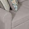 Scott Living Haven 2-Piece Right-Facing Chenille Fabric Sleeper Sectional with Storage Chaise - Grey | Sofa-lit sectionnel de droite Haven de Scott Living 2 pièces en tissu de chenille avec fauteuil long de rangement - gris