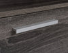 Antoni Pier - Grey - Contemporary style Media Shelf in Grey Medium Density Fibreboard (MDF), Particleboard