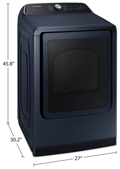 Samsung 7.4 Cu. Ft. Electric Dryer with Steam - Navy - DVE54CG7155DAC