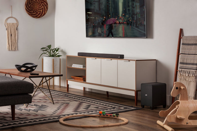 POLK 3.1.2 CH Dolby Atmos DTS:X 3D Audio Soundbar with Wireless Subwoofer (Signa S4)