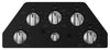 GE 30" Electric Cooktop with Built-In Knob-Control - JEP5030STSS 
