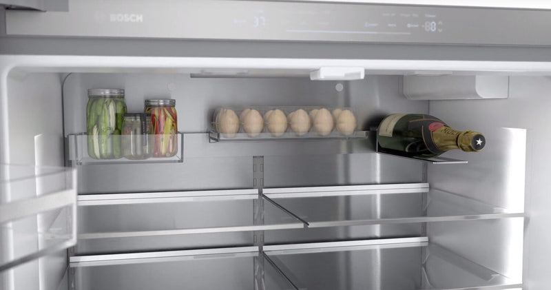 Bosch 800 Series 36\" 20.8 Cu. Ft. Smart Counter-Depth French Door Refrigerator with Dual Compressor