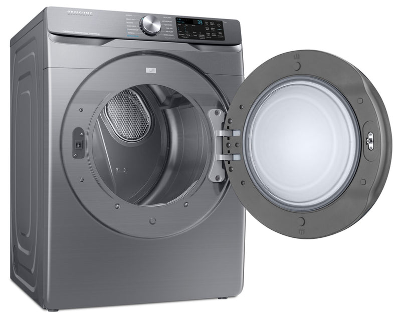Samsung 7.5 Cu. Ft. Electric Dryer with Steam - Grey - Stackable - DVE45B6305P/AC