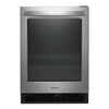 Whirlpool 24\" 5.2 Cu. Ft. Undercounter Beverage Refrigerator - Fingerprint Resistant Stainless Steel - WUB50X24HZ