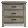 Levi Bedside 3-Drawer Dresser, 30"W x 30"H, Wood - Drift Grey | Commode Levi de 30 po (L) x 30 po (H) à 3 tiroirs en bois - gris bois de grève
