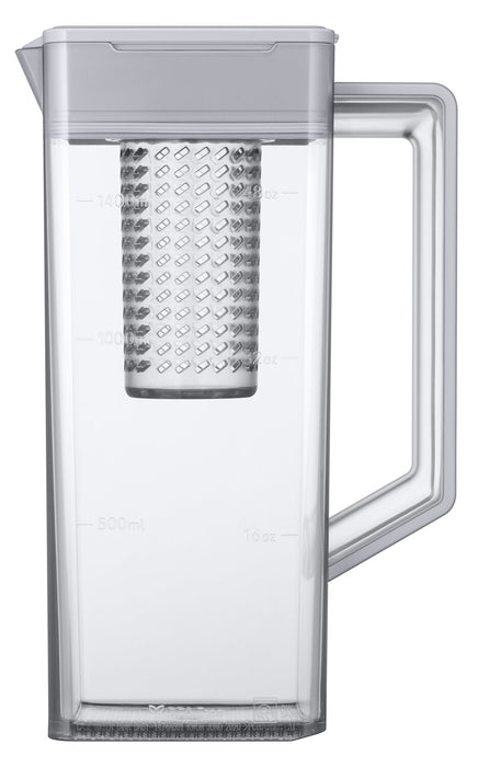 Samsung 36\" 22.8 Cu. Ft. BESPOKE 4-Door Counter-Depth Refrigerator - Stainless Steel - RF23BB8600QLAA