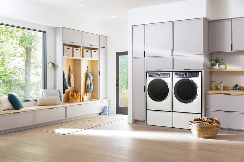 Electrolux 5.2 Cu. Ft. Front-Load Washer and 8 Cu. Ft. Electric Dryer - White