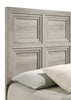 Lara Panel Bed with Headboard & Frame, Antique Grey - King Size | Lit à panneau Lara avec tête de lit et cadre de lit, gris antique - format très grand lit