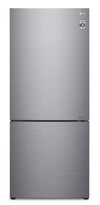 LG 28\" 15 Cu. Ft. Bottom-Mount Counter-Depth Refrigerator - Platinum Silver - LBNC15251V