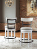 Otis Counter-Height Swivel Stool - White 