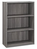 Slade 3-Shelf Bookcase - Grey 
