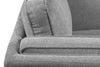Kassia Linen-Look Chair - Grey 