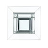 Berni Chairside Table  - Glam style End Table in Silver