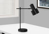 21" Black Metal Desk/Task Lamp with USB Charging|Lampe de travail et de bureau de 21 po en métal noir avec recharge USB