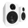 Kanto YU Passive 4" Bookshelf Speakers with 1" Silk Dome Tweeter – White 