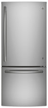 GE 30\" 20.9 Cu. Ft. Bottom-Mount Refrigerator - Stainless Steel Fingerprint Resistant  - GDE21DYRKFS
