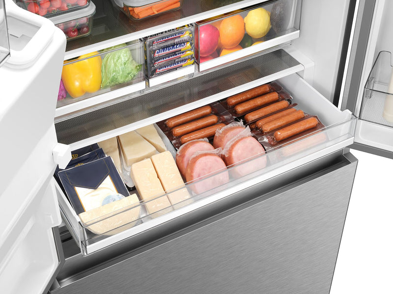Hisense 36\" 22.5 Cu. Ft. Counter-Depth French-Door Refrigerator - Stainless Steel - RF225A3CSE