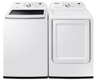 Samsung 5.2 Cu. Ft. Top-Load Washer and 7.2 Cu. Ft. Electric Dryer 