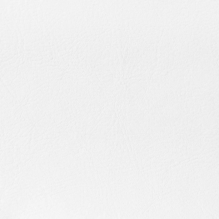 Estel Upholstered Headboard in White Vegan Leather Fabric, Button Tufted - Full Size