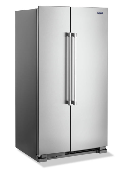 Maytag 36\" 25 Cu. Ft. Side-by-Side Refrigerator - Fingerprint Resistant Stainless Steel - MSS25N4MKZ