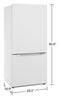 Midea 18.7 Cu. Ft. Bottom-Freezer Refrigerator - MRB19B7AWW 