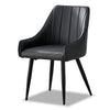 Eliot Dining Chair - Black - Contemporary style Dining Chair in Black Metal