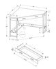 Christiana Corner Desk - Black/Grey 