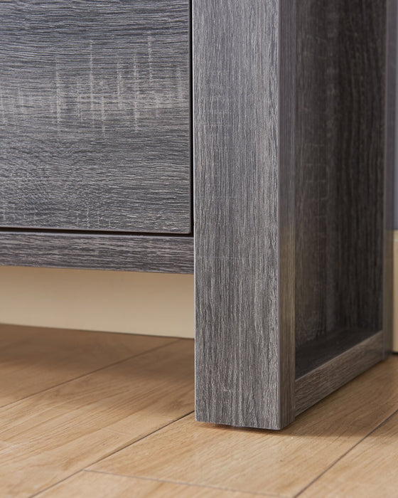 Oscar Owen 36\" Bookcase with Drawer & 6 Shelves - Distressed Grey