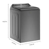 Whirlpool 6.0 Cu. Ft. Top-Load Washer with 2-in-1 Removable Agitator - WTW8127LC 