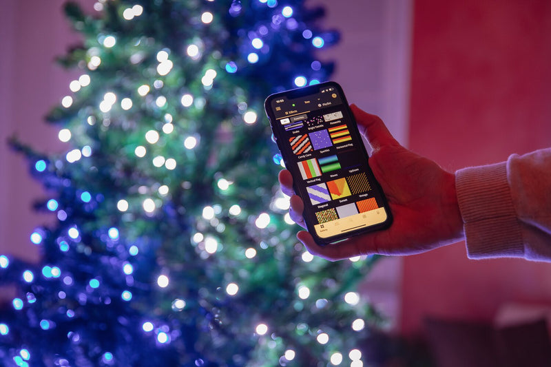 Twinkly 7.5’ App-Controlled Pre-Lit Christmas Tree with LED Lights - TWT400SPP-BUS