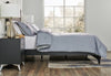 Arista 4-Piece Full/Queen Comforter Set - Grey | Ensemble d'édredon Arista 4 pièces pour lit double ou grand lit - gris