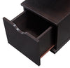 Torry Chairside Table – Brown  - Contemporary style End Table in Red cocoa Medium Density Fibreboard (MDF)