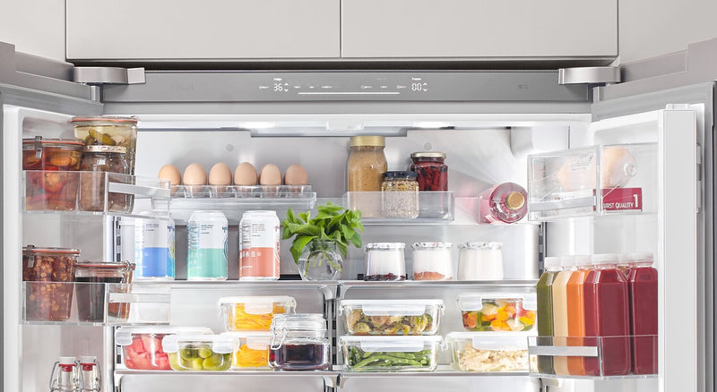 Bosch 800 Series 36\" 20.8 Cu. Ft. Smart Counter-Depth French Door Refrigerator with Dual Compressor