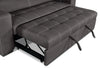Drake Faux Suede Sleeper Sofa - Cement 