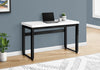 Kai Height-Adjustable Desk - White/Black 