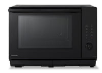 Panasonic 1 Cu. Ft. Countertop Microwave with Combination Steam Oven and Large Area Flat Cavity - Bl…