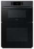 Samsung 30" 7 Cu. Ft. Electric Micowave Combination Wall Oven - Matte Bl… | Four à micro-ondes combiné avec four mural électrique Samsung de 7 pi³ et de 30 po…